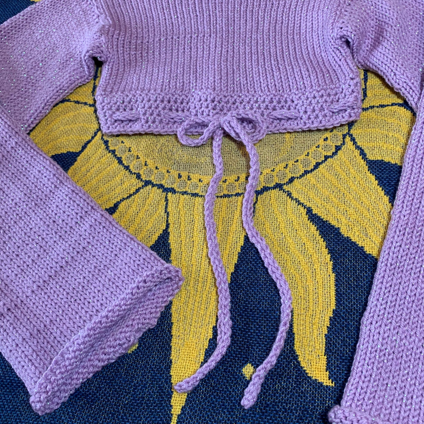 Lavender Sparkle Sweater