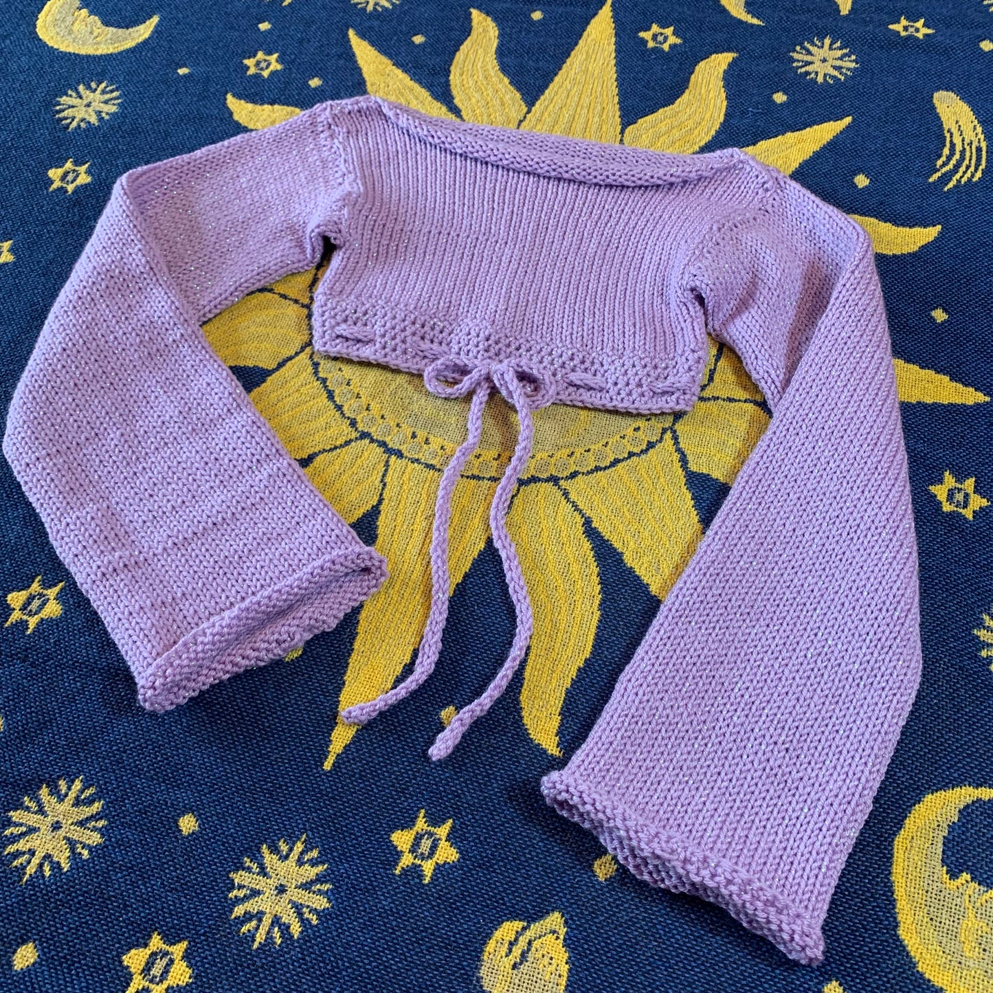 Lavender Sparkle Sweater