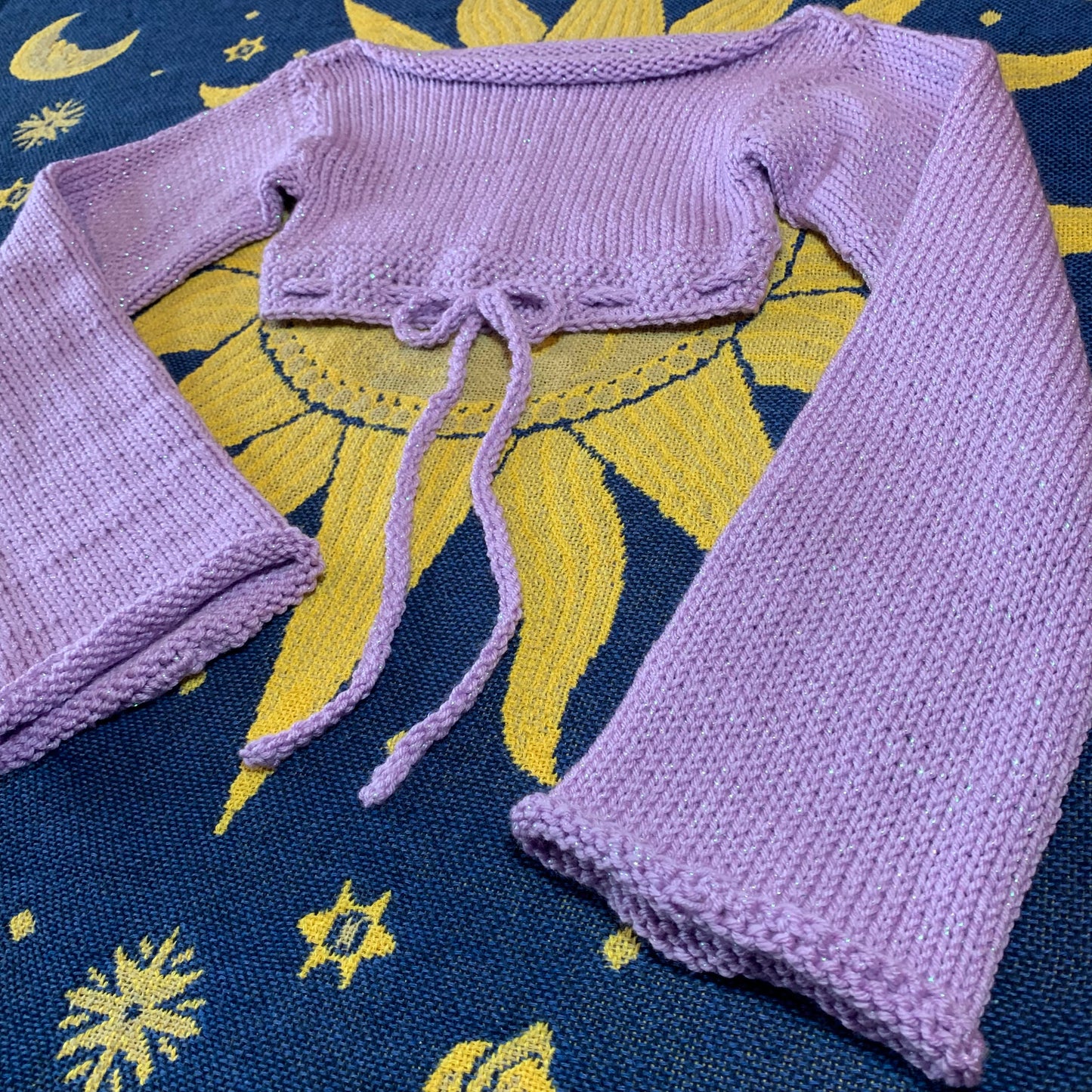 Lavender Sparkle Sweater