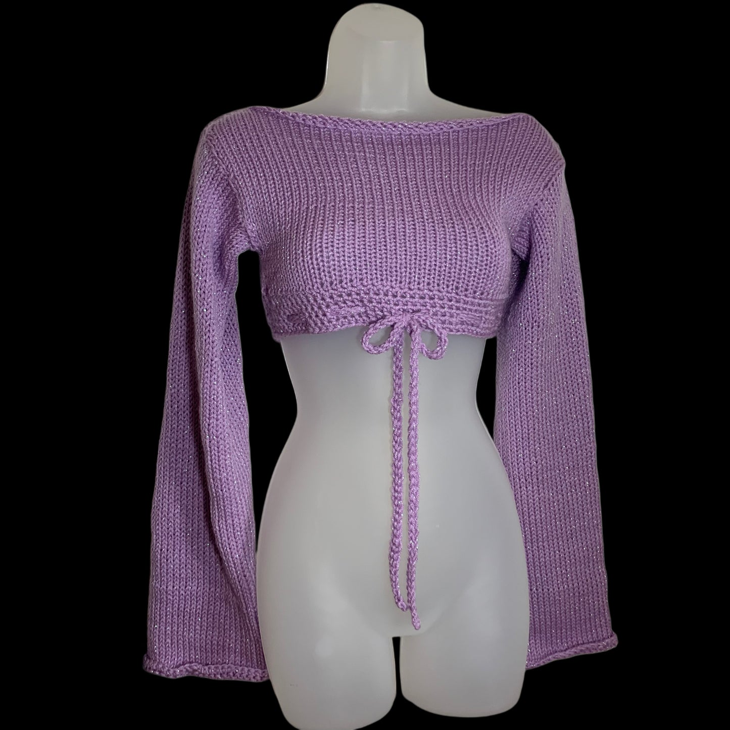 Lavender Sparkle Sweater